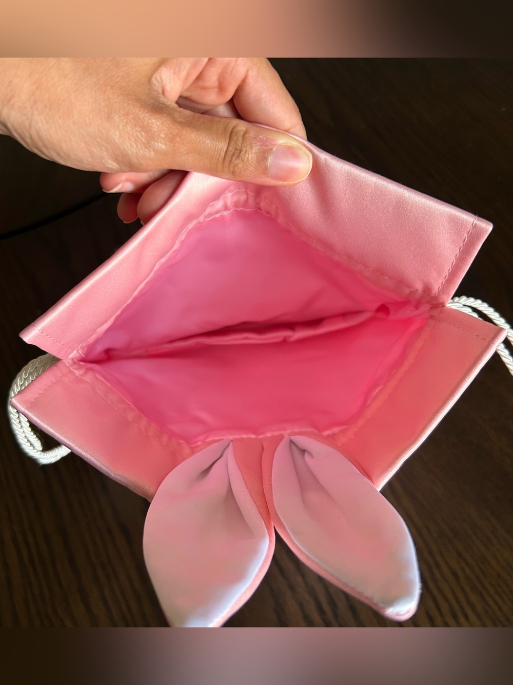 New Sonny Angel Pink Rabbit Gift Wrapping Bag - Small Size - Picture 6 of 6